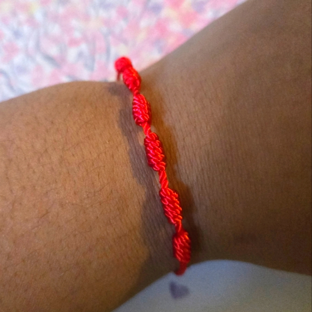 7 Knot Red Lucky Bracelet